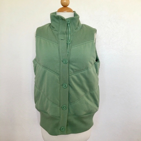 Old Navy Jackets & Blazers - Old Navy green vest womens Large padded